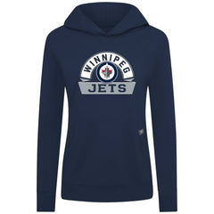 Winnipeg Jets Levelwear Women's Relay Banner Arch Pullover Hoodie