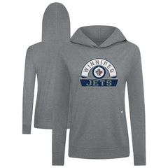 Winnipeg Jets Levelwear Women's Relay Banner Arch Pullover Hoodie