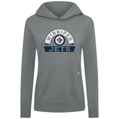 Winnipeg Jets Levelwear Women's Relay Banner Arch Pullover Hoodie