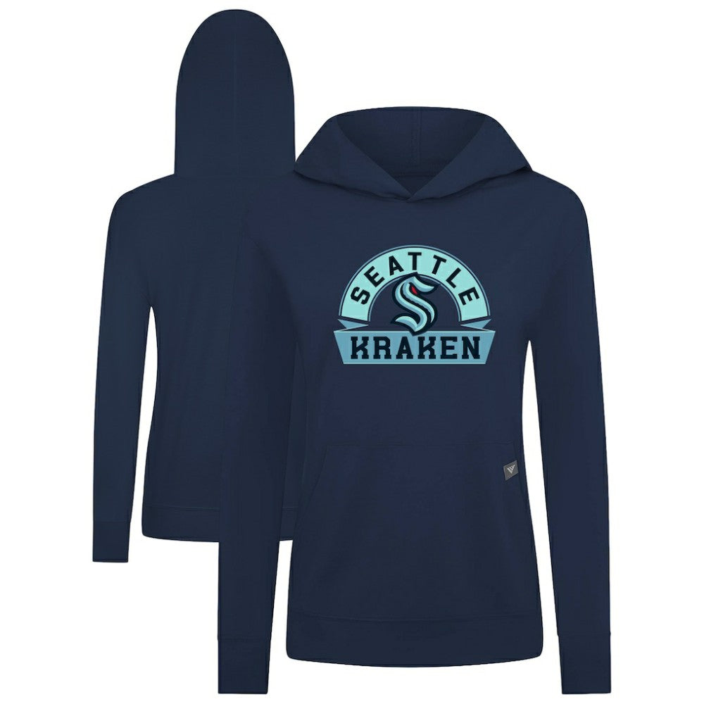 Seattle Kraken Levelwear Women's Relay Banner Arch Pullover Hoodie