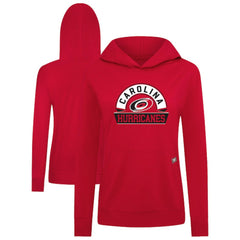 Carolina Hurricanes Levelwear Women's Relay Banner Arch Pullover Hoodie