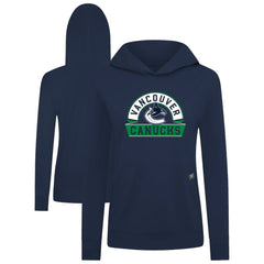 Vancouver Canucks Levelwear Women's Relay Banner Arch Pullover Hoodie