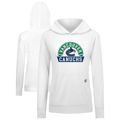 Vancouver Canucks Levelwear Women's Relay Banner Arch Pullover Hoodie