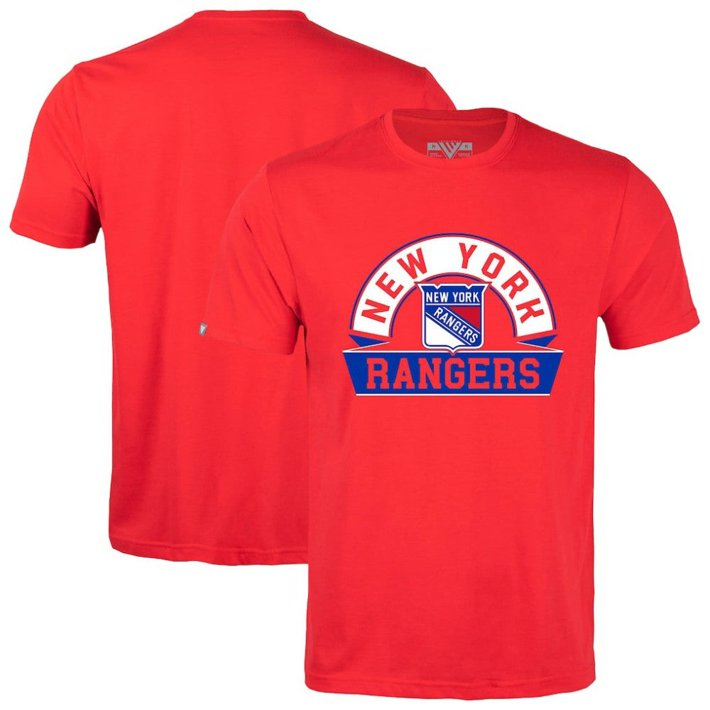 New York Rangers Levelwear Richmond Banner Arch T-Shirt