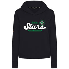 Dallas Stars Levelwear Women's Sweet Monument Tri-Blend Cropped Pullover Hoodie