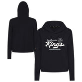 Los Angeles Kings Levelwear Women's Sweet Monument Tri-Blend Cropped Pullover Hoodie