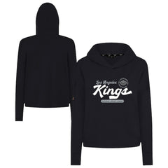 Los Angeles Kings Levelwear Women's Sweet Monument Tri-Blend Cropped Pullover Hoodie