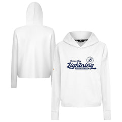 Tampa Bay Lightning Levelwear Women's Sweet Monument Tri-Blend Cropped Pullover Hoodie