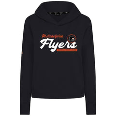 Philadelphia Flyers Levelwear Women's Sweet Monument Tri-Blend Cropped Pullover Hoodie