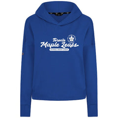 Toronto Maple Leafs Levelwear Women's Sweet Monument Tri-Blend Cropped Pullover Hoodie