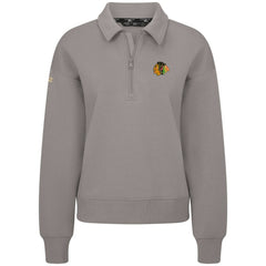 Chicago Blackhawks Levelwear Women's Canmore Quarter-Zip Pullover