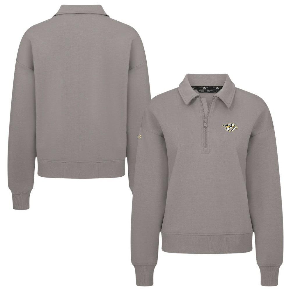 Nashville Predators Levelwear Women's Canmore Quarter-Zip Pullover