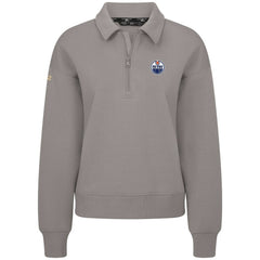 Edmonton Oilers Levelwear Women's Canmore Quarter-Zip Pullover