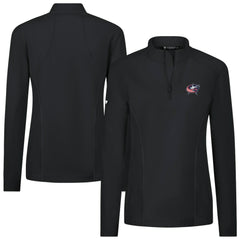 Columbus Blue Jackets Levelwear Women's Upright Quarter-Zip Pullover