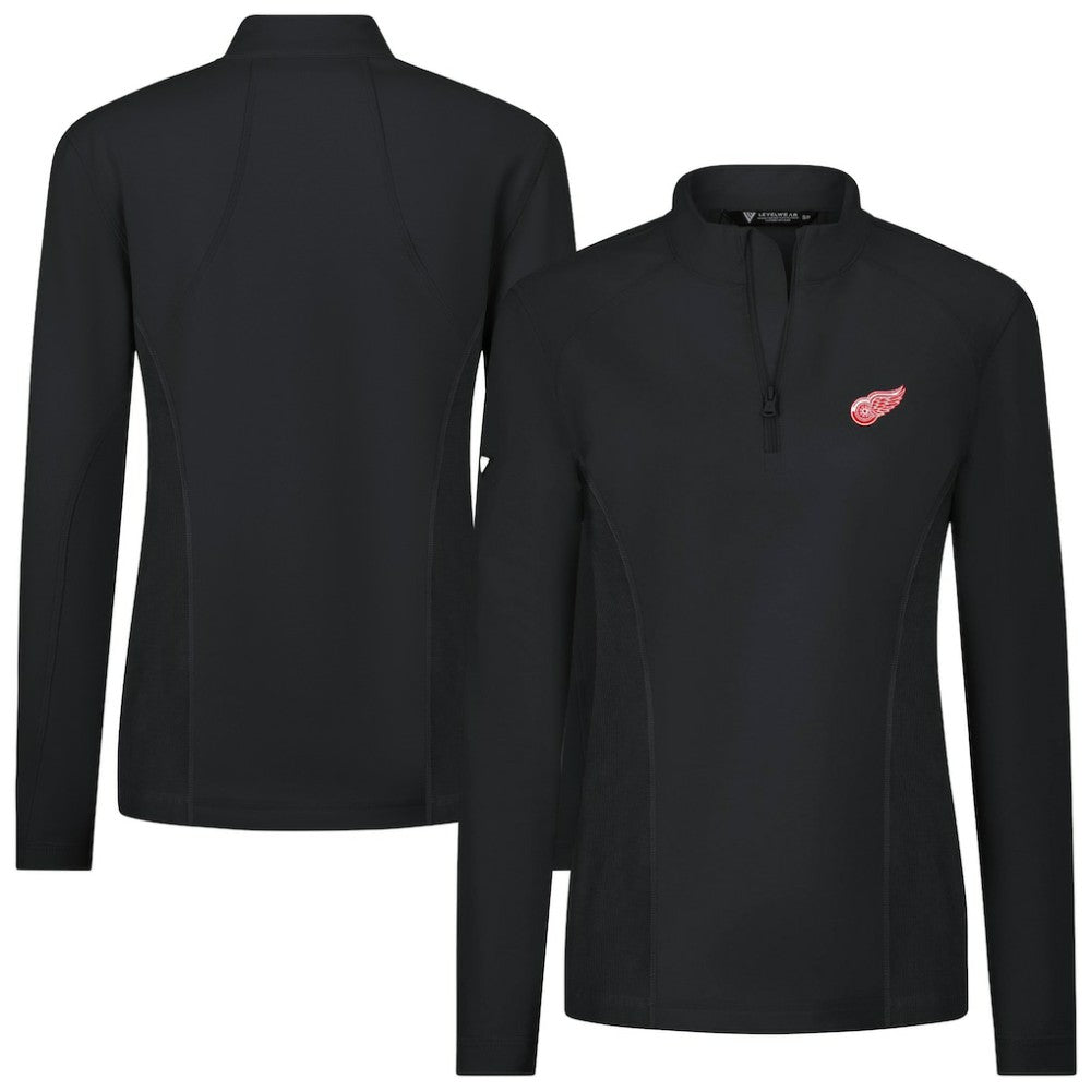 Detroit Red Wings Levelwear Women's Upright Quarter-Zip Pullover
