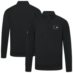 Philadelphia Flyers Levelwear Upright Tri-Blend Quarter-Zip Pullover