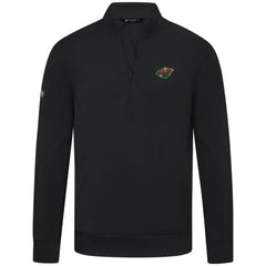Minnesota Wild Levelwear Upright Tri-Blend Quarter-Zip Pullover