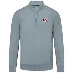 Carolina Hurricanes Levelwear Upright Tri-Blend Quarter-Zip Pullover