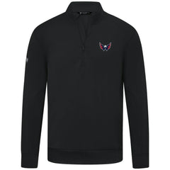Washington Capitals Levelwear Upright Tri-Blend Quarter-Zip Pullover