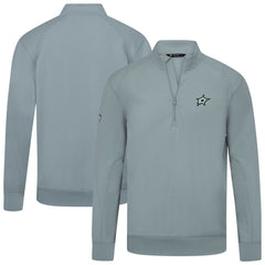 Dallas Stars Levelwear Upright Tri-Blend Quarter-Zip Pullover