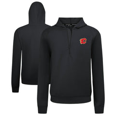 Calgary Flames Levelwear Technic Quarter-Zip Pullover Hoodie