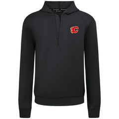 Calgary Flames Levelwear Technic Quarter-Zip Pullover Hoodie