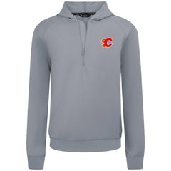 Calgary Flames Levelwear Technic Quarter-Zip Pullover Hoodie