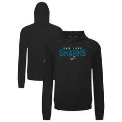 San Jose Sharks Levelwear Mandate Carve Tri-Blend Pullover Hoodie