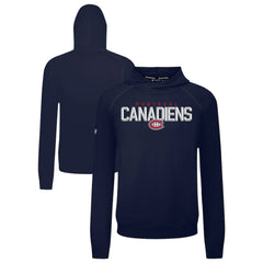 Montreal Canadiens Levelwear Mandate Carve Tri-Blend Pullover Hoodie