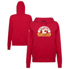 Calgary Flames Levelwear Women's Adorn Banner Arch Pullover Hoodie