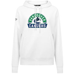 Vancouver Canucks Levelwear Women's Adorn Banner Arch Pullover Hoodie