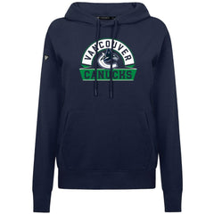 Vancouver Canucks Levelwear Women's Adorn Banner Arch Pullover Hoodie