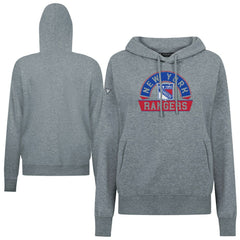 New York Rangers Levelwear Women's Adorn Banner Arch Pullover Hoodie