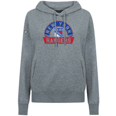 New York Rangers Levelwear Women's Adorn Banner Arch Pullover Hoodie