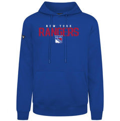 New York Rangers Levelwear Podium Carve Pullover Hoodie