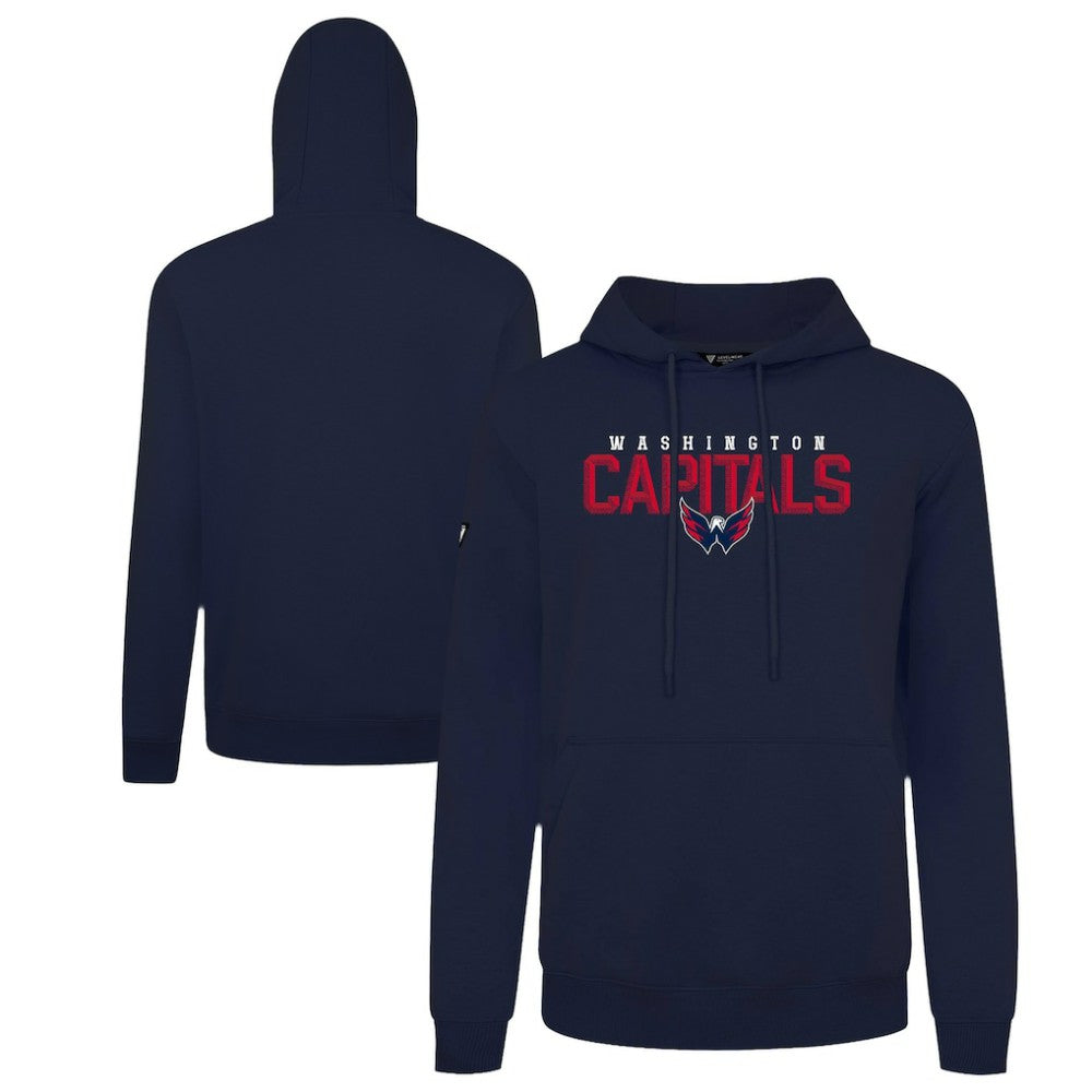 Washington Capitals Levelwear Podium Carve Pullover Hoodie