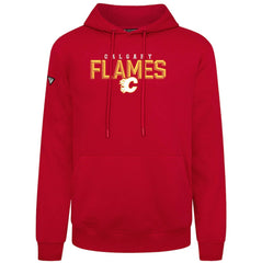 Calgary Flames Levelwear Podium Carve Pullover Hoodie