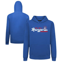 New York Rangers Levelwear Youth Podium Monument Pullover Hoodie