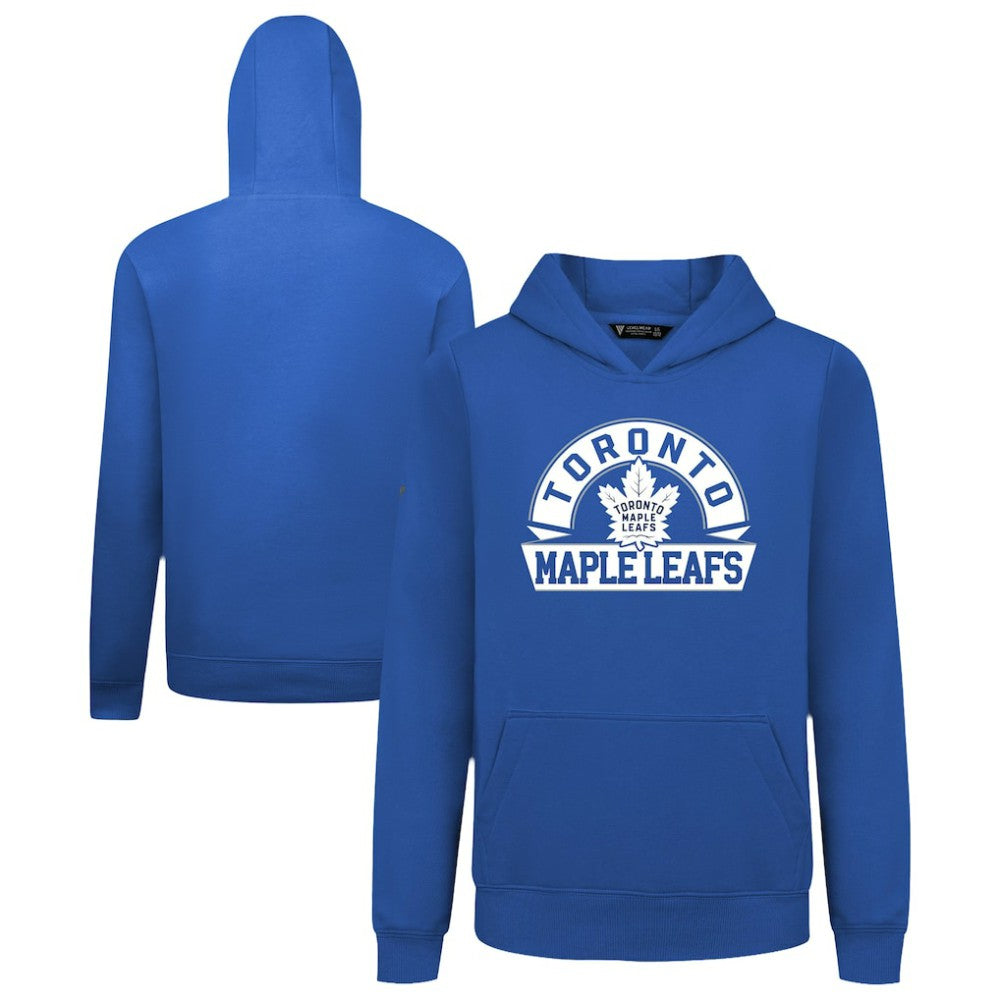 Toronto Maple Leafs Levelwear Youth Podium Banner Arch Pullover Hoodie