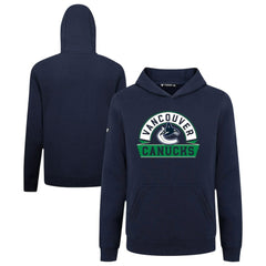 Vancouver Canucks Levelwear Youth Podium Banner Arch Pullover Hoodie