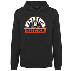 Anaheim Ducks Levelwear Youth Podium Banner Arch Pullover Hoodie