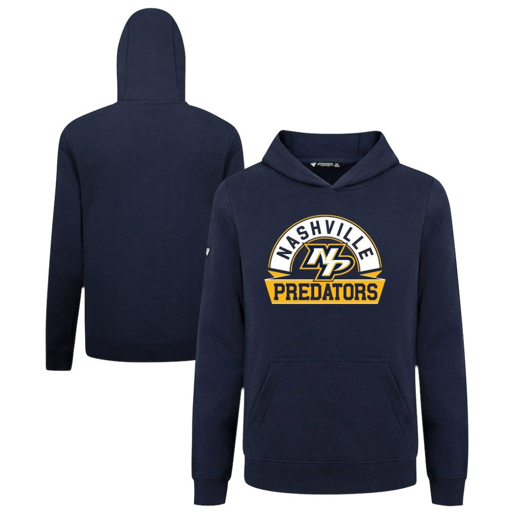 Nashville Predators Levelwear Youth Podium Banner Arch Pullover Hoodie