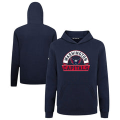 Washington Capitals Levelwear Youth Podium Banner Arch Pullover Hoodie