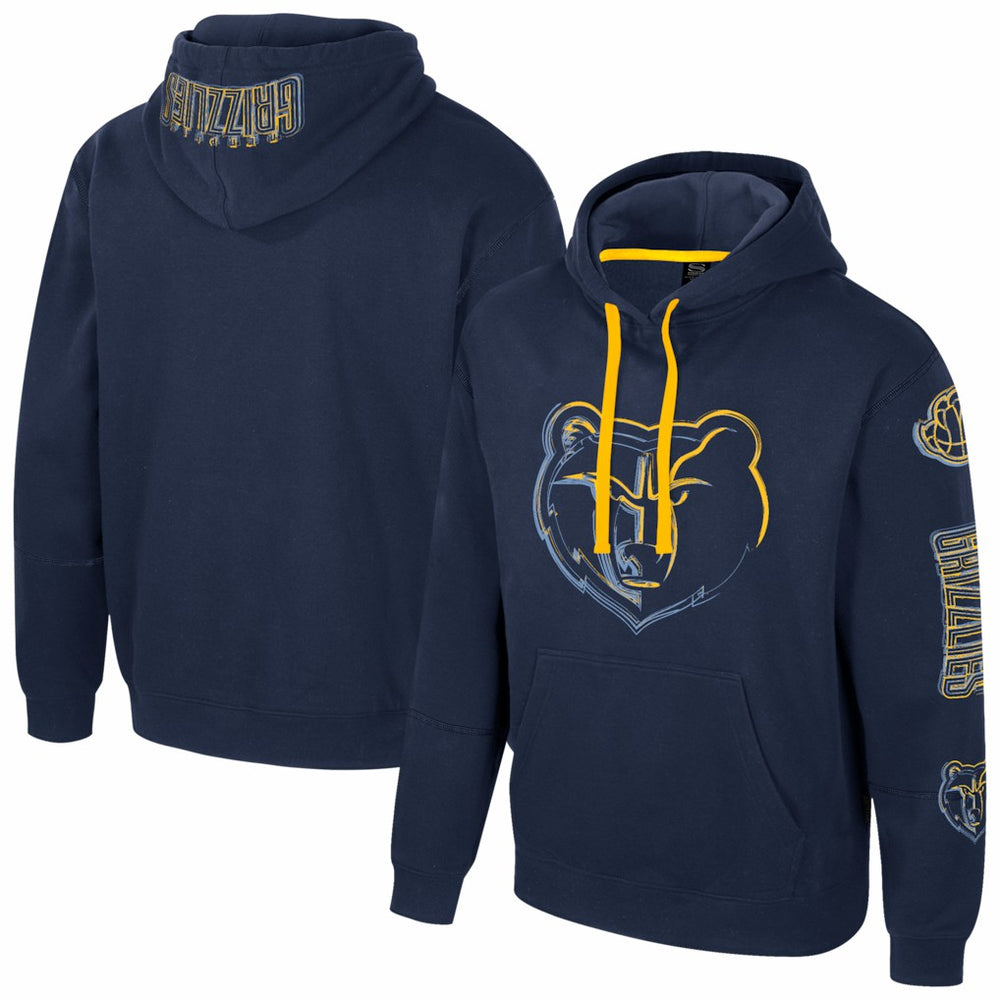 Memphis Grizzlies Stadium Essentials Unisex Elementized Pullover Hoodie - Navy discount