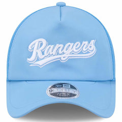 Texas Rangers 2026 Batting Practice Alternate Apex 9FORTY Adjustable Hat - Light Blue | New Era