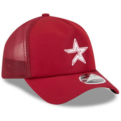 Houston Astros 2026 Batting Practice Alternate Apex 9FORTY Adjustable Hat - Red | New Era