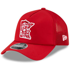 Minnesota Twins 2026 Batting Practice Alternate Apex 9FORTY Adjustable Hat - Red | New Era