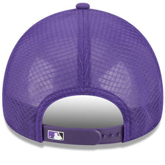 Colorado Rockies 2026 Batting Practice Apex 9FORTY Adjustable Trucker Hat - Purple | New Era