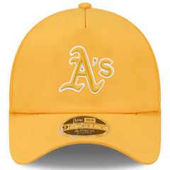 Athletics 2026 Batting Practice Apex 9FORTY Adjustable Trucker Hat - Gold | New Era