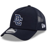 Washington Nationals 2026 Batting Practice Apex 9FORTY Adjustable Trucker Hat - Navy | New Era